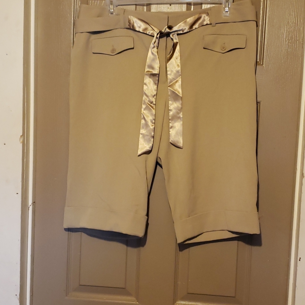 Womens slack shorts